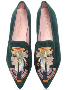 Green Pharoe ballerinas