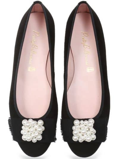 Pearl Ballerina|שחור|עקב|נעלי עקב|Heels