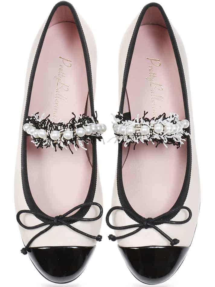 Pearl ballerinas